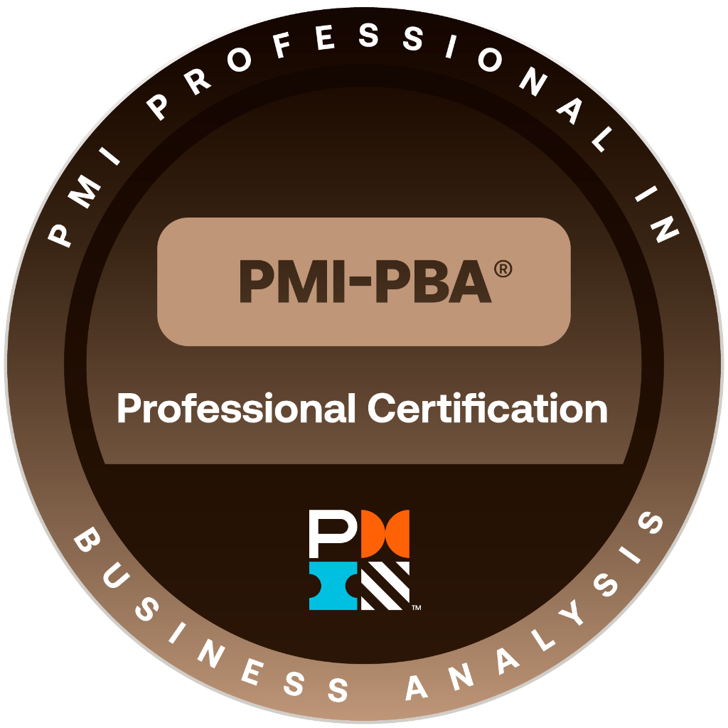 PMI-PBA certification badge